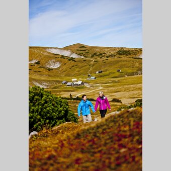 Auf der Schneealm im Naturpark Mürzer Oberland | © STG | Tom Lamm | ETZ Projekt Hiking & Biking SI-AT