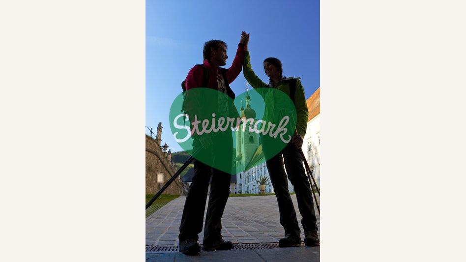 Beim Stift St. Lambrecht im Naturpark Zirbitzkogel-Grebenzen | © STG | Harry Schiffer | ETZ-Pilgrimage Europe SI-AT