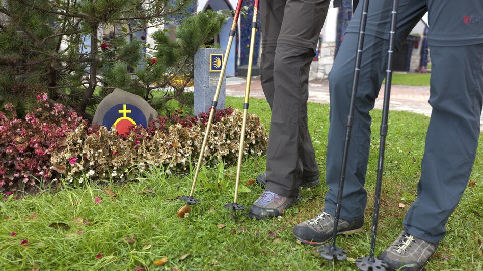On the West Styrian Way of St James at St Barbara's Church in Bärnbach | © Steiermark Tourismus | Harry Schiffer | ETZ-Pilgrimage Europe SI-AT
