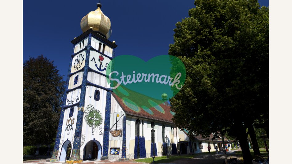 St. Barbarakirche Hundertwasser in Bärnbach | © STG | Harry Schiffer | ETZ-Pilgrimage Europe SI-AT