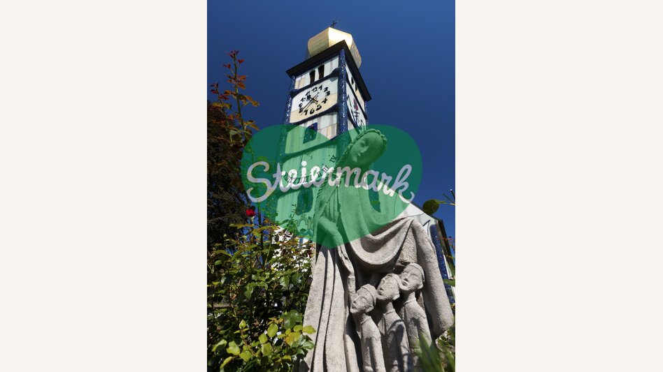 St. Barbarakirche Hundertwasser in Bärnbach | © STG | Harry Schiffer | ETZ-Pilgrimage Europe SI-AT