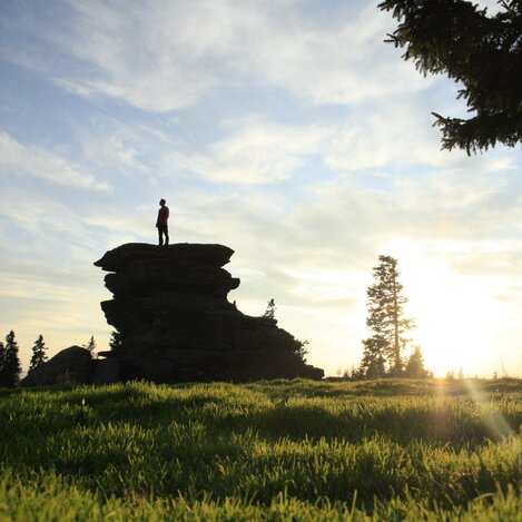 Teufelstein in den Fischbacher Alpen | © Andrea Rennhofer