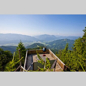 Aussichtsplattform auf der Aflenzer Bürgeralm | © STG | Tom Lamm