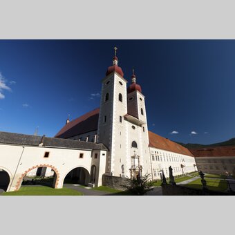 Stift St. Lambrecht im Naturpark Zirbitzkogel-Grebenzen | © STG | Harry Schiffer | ETZ-Pilgrimage Europe SI-AT