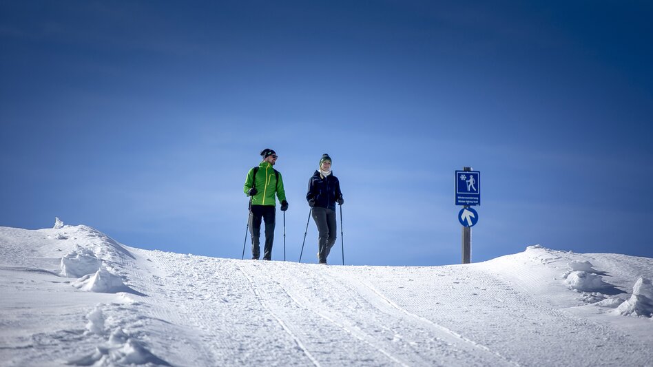 Winter hiking with a view on the Tauplitz | © Steiermark Tourismus | Tom Lamm