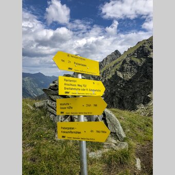 Wandertafeln zur Orientierung in den Schladminger Tauern | © STG | Martina Traisch