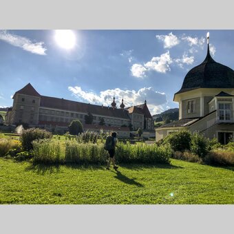 Ankunft beim Stift St. Lambrecht | © STG | Martina Traisch
