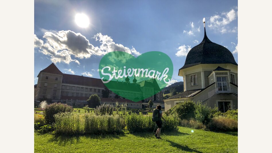 Stift St. Lambrecht an der Wanderroute Vom Gletscher zum Wein | © STG | Martina Traisch