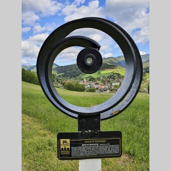 Blick auf Spital am Semmering - Bahnwanderweg am UNESCO Weltkulturerbe Semmeringbahn | © STG | Günther Steininger