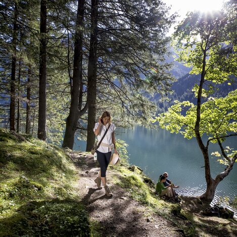 Am Schwarzensee im Naturpark Sölktäler | © STG | Tom Lamm