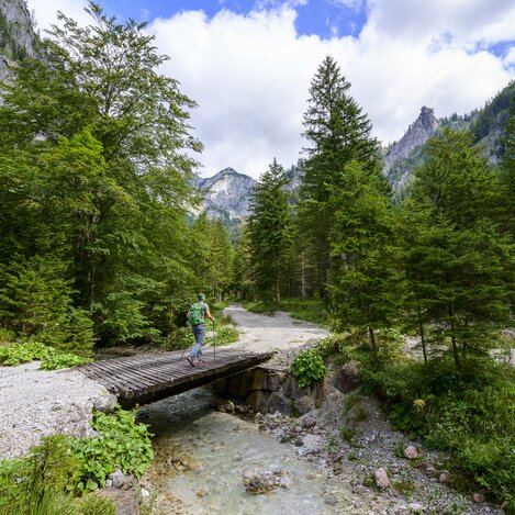 Einstieg beim Leopoldsteinersee ins Hochschwabmassiv | © STG | pixelmaker.at