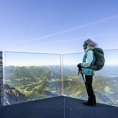Skywalk am Dachstein, Start der Wanderroute Vom Gletscher zum Wein | © STG | pixelmaker.at