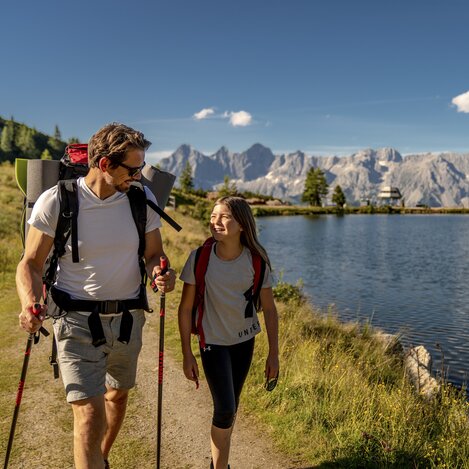 Auf der Reiteralm mit dem Dachstein im Hintergrund | © STG | photo-austria.at