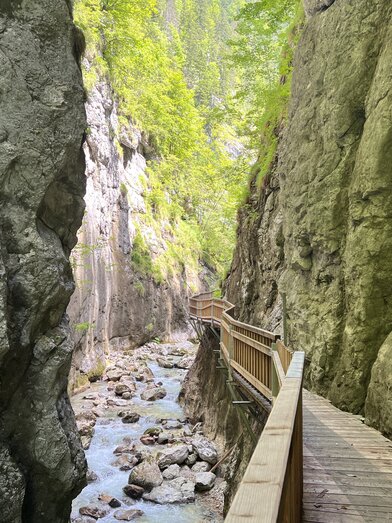Geo trail in the Nothklamm gorge in the Eisenwurzen Nature Park | © STG | Günther Steininger