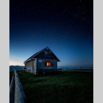 Auf der Frauenalpe bei Nacht | © Region Murau | Tom Lamm