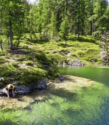 Grafenbergsee lake in the Dachstein mountains | © STG | pixelmaker.at