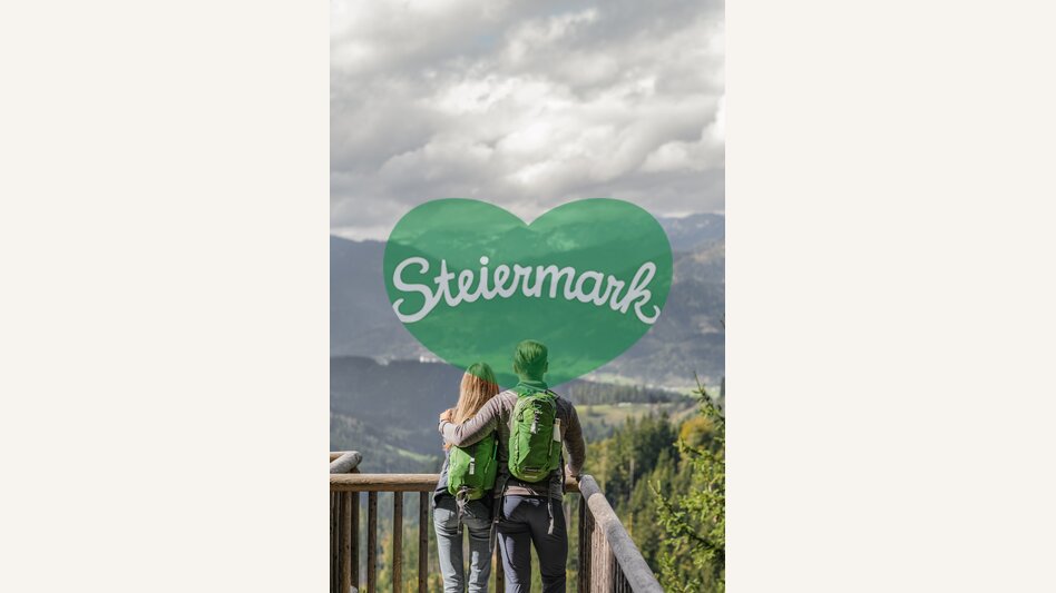 Am Bründlweg mit Ausblick auf den Hochschwab | © STG | Elena Egger