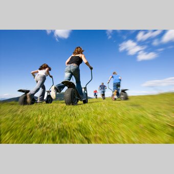 Rollerfahren am Salzstiegl | © Young Styria | Tom Lamm