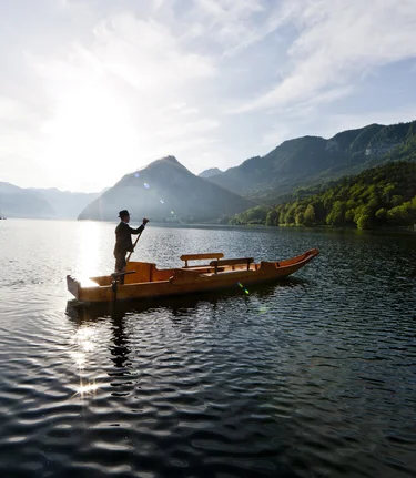 Plättenfahrt am Grundlsee | © STG | Tom Lamm