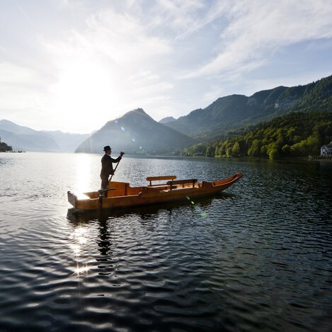 Plättenfahrt am Grundlsee | © STG | Tom Lamm