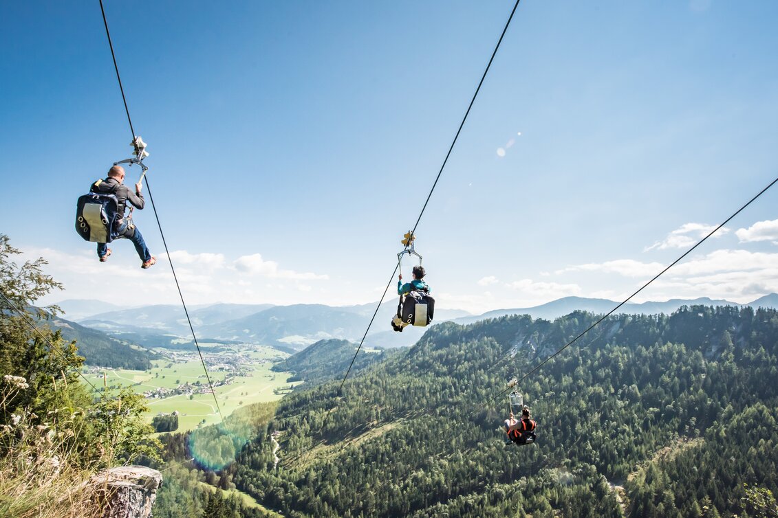 Zipline am Stoderzinken | © zipline.at | Christoph Huber