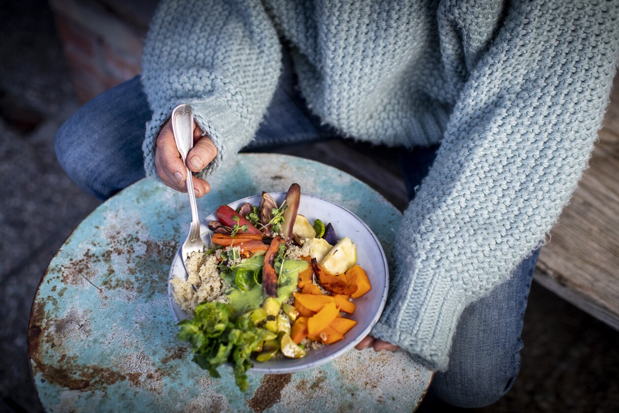 Ofengemüse mit Quinoa aus der Steiermark | © STG | Tom Lamm