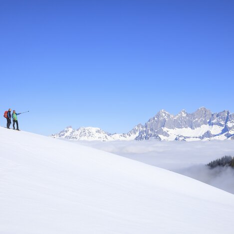Schneeschuhwandern auf der Hochwurzen mit Bergführer Heli Rettensteiner | © STG | photo-austria.at