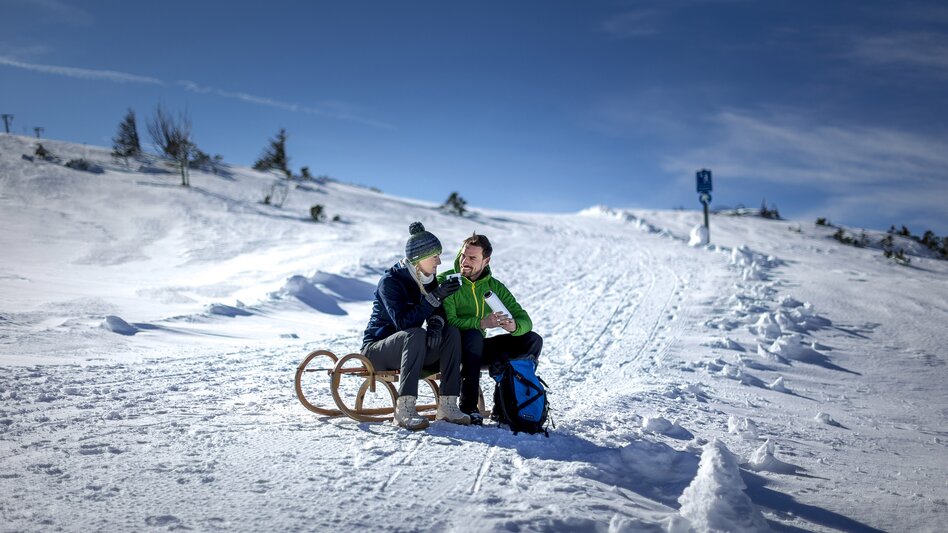Tobogganing at Tauplitz, Ausseerland | © Steiermark Tourismus | Tom Lamm