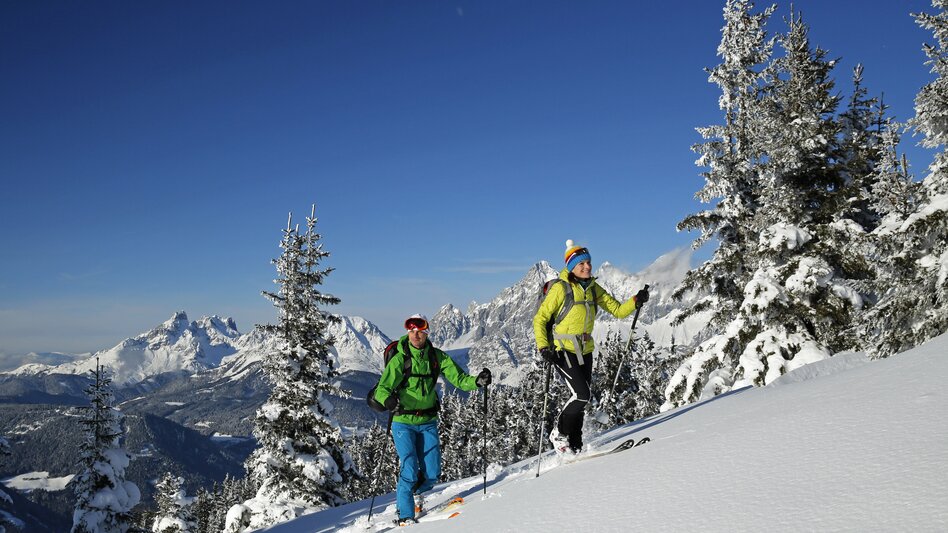 Ski touring climb to Gasselhöhe at Reiteralm, Schladming-Dachstein | © Steiermark Tourismus | Herbert Raffalt