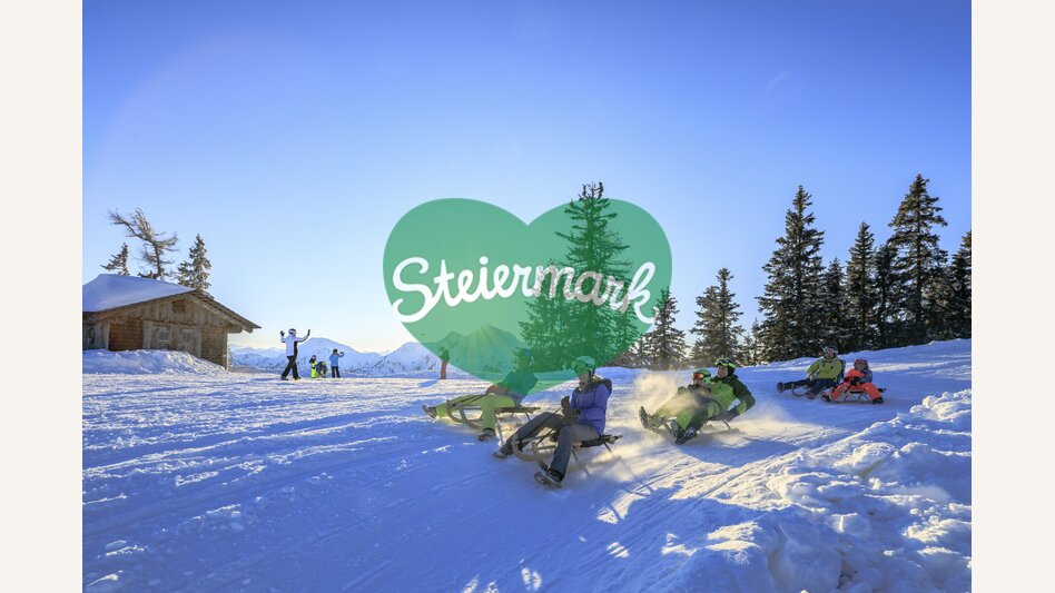 Rodeln auf der Hochwurzen | © TVB Schladming-Dachstein | Martin Huber