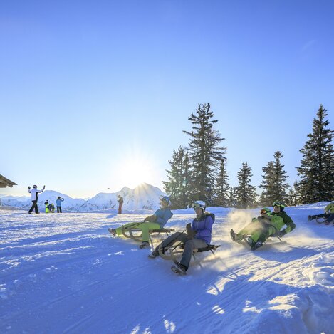 Rodeln auf der Hochwurzen | © TVB Schladming-Dachstein | Martin Huber