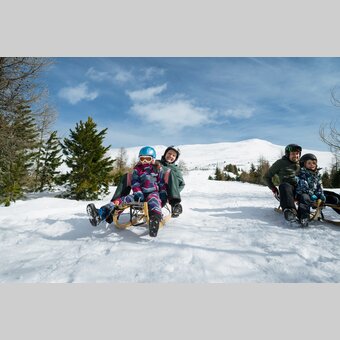 Rodelspaß am Zirbitzkogel | © Region Murau | Susanne Einzenberger
