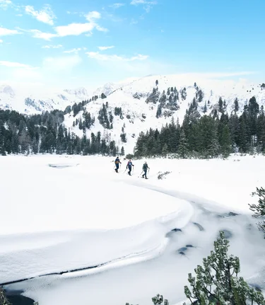 Snowshoe hikers in Hohentauern | © Erlebnisregion Murtal | Robert Maybach