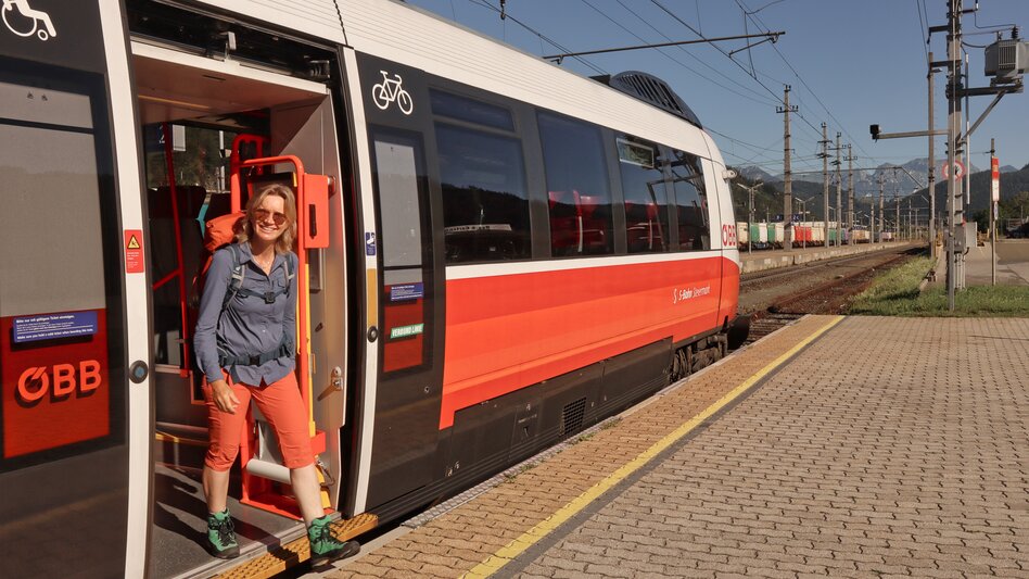 Anreise mit dem Zug | © WEGES