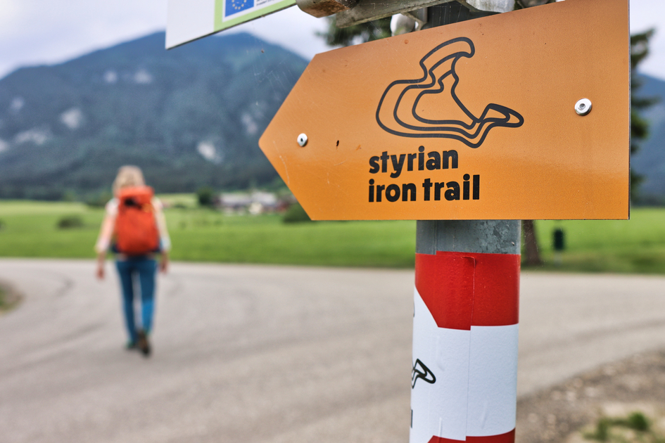 Markierung Styrian Iron Trail | © WEGES