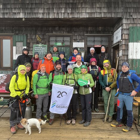 Gruppenfoto am höchsten Punkt unserer Wanderung. | © STG
