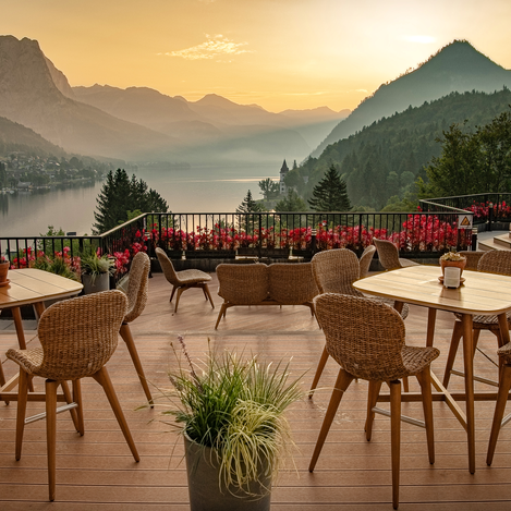 Blick auf den Grundlsee | © MONDI Hotel am Grundlsee | Foto Atelier Wolkersdorfer