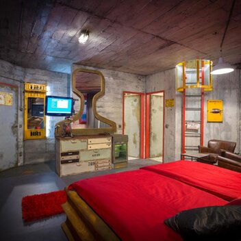 Das Industrieromantikzimmer des Hotel Kongress Leoben | © Hotel Kongress Leoben | Foto Freisinger