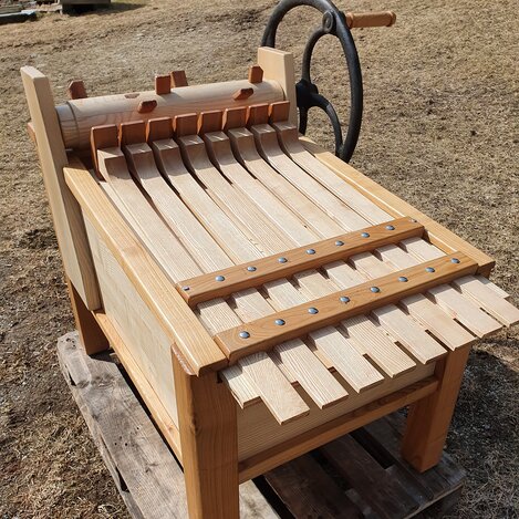 In der neuen Turmratsche stecken über 200 Arbeitsstunden. 