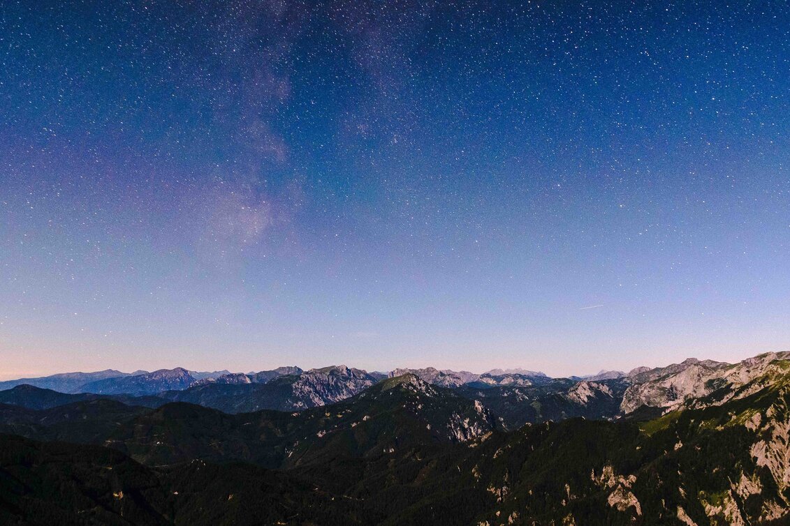 Sternenhimmel über der Aflenzer Bürgeralm | © STG | AdobeStock/Daniel