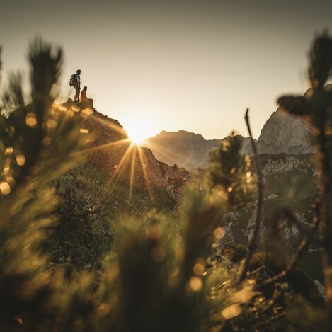 Wanderer bei der Admonter Warte; Nationalpark Gesäuse | © Nationalpark Gesäuse / Stefan Leitner | Stefan Leitner