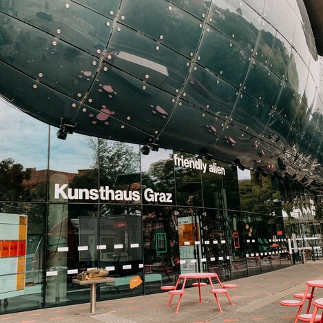 Das Kunsthaus Graz: auch bekannt als friendly alien  | © Sarah Valda | © Sarah Valda