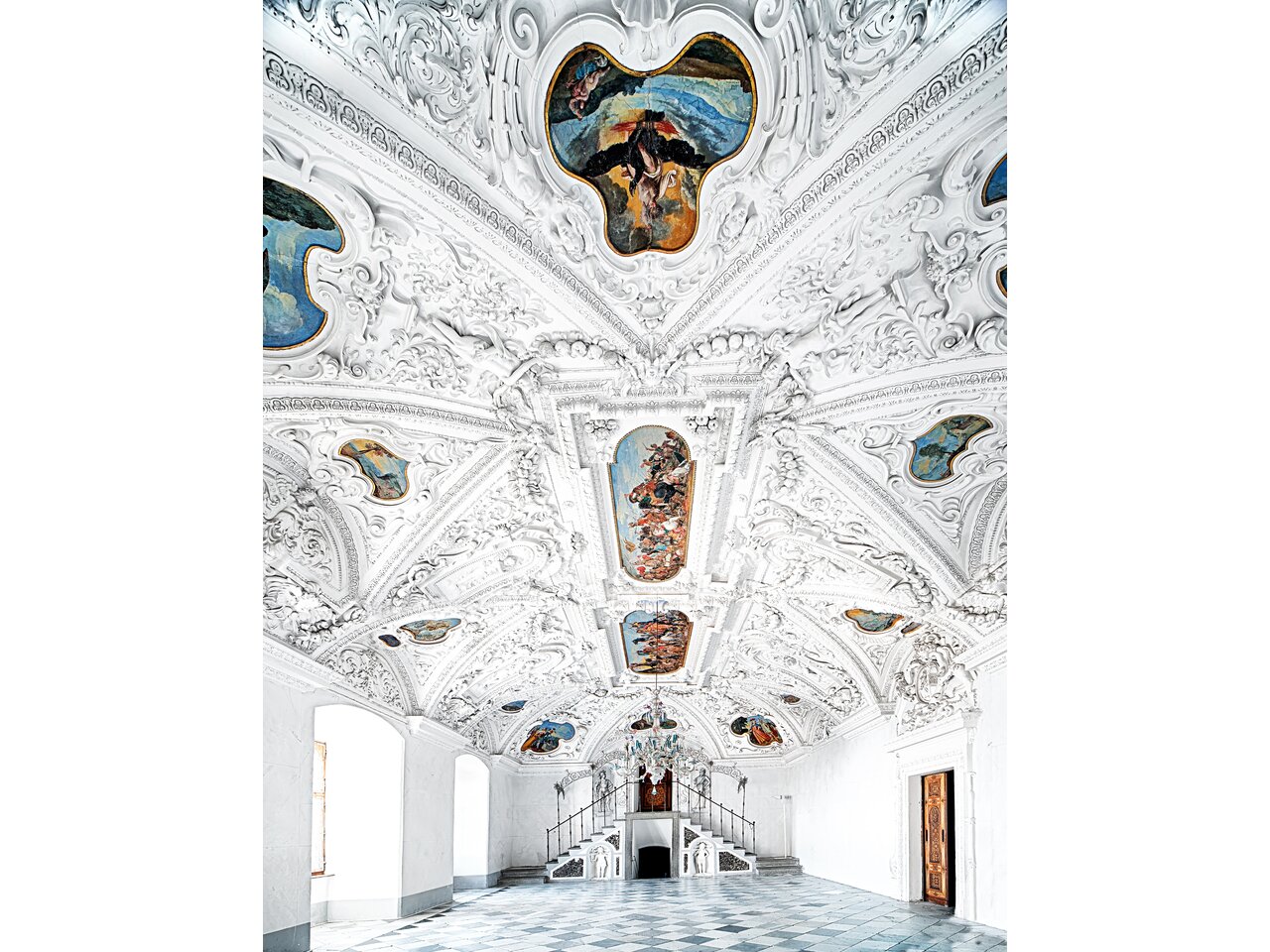 Weißer Saal - Deckenmalerei | © Burg Riegersburg
