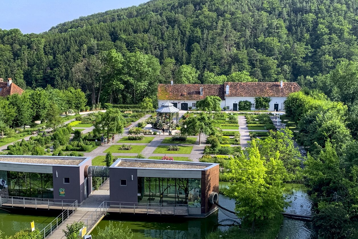 Tierwelt und Schloss Herberstein: der historische Garten | © Steiermark Tourismus / Klein