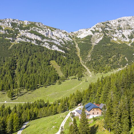 Wanderroute Vom Gletscher zum Wein: Etappe 20 Waxrieglhaus | © Seiermark Tourismus / pixelmaker.at