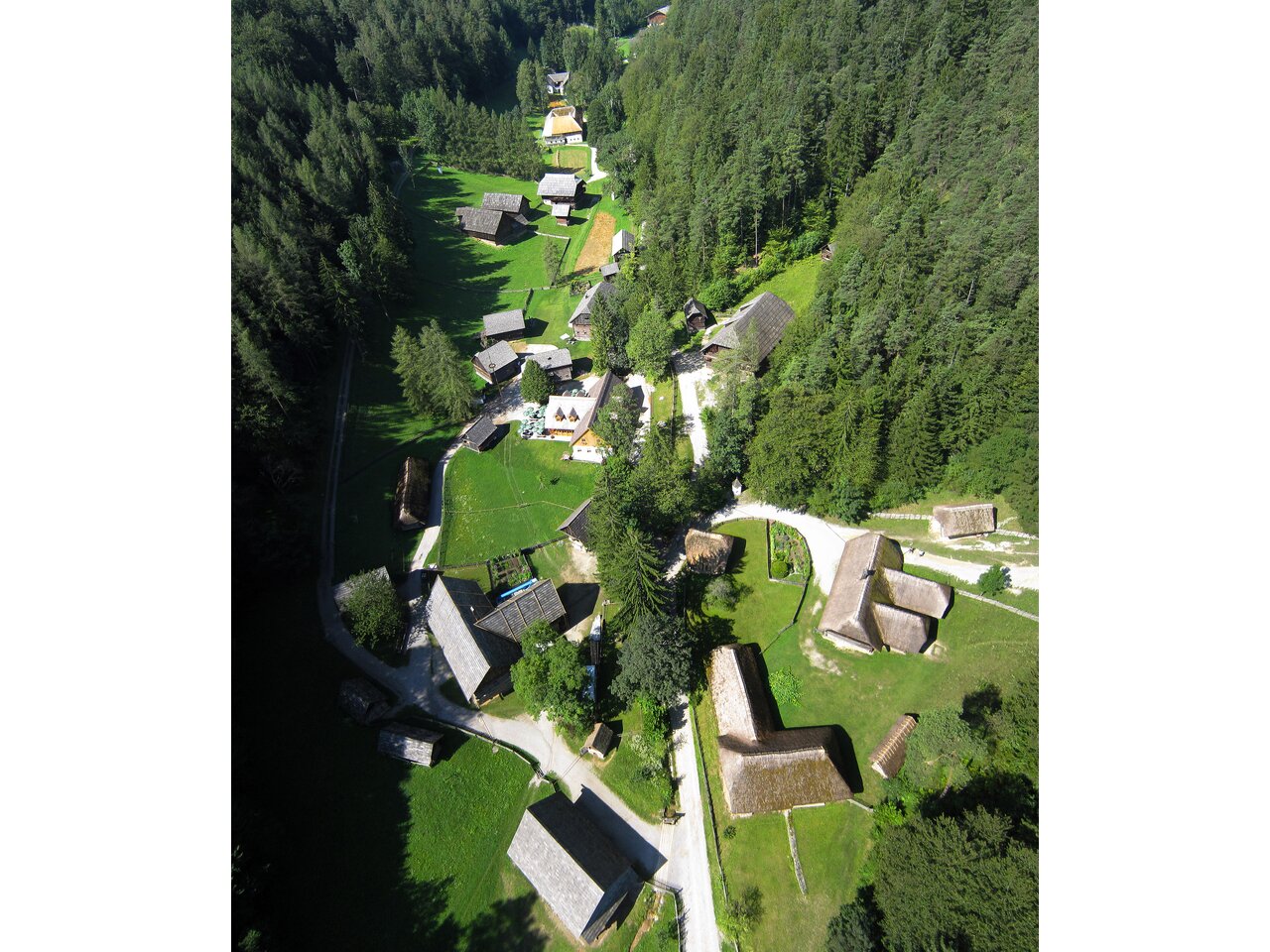 Freilichtmuseum von oben | © Österreichisches Freilichtmuseum / UMJ