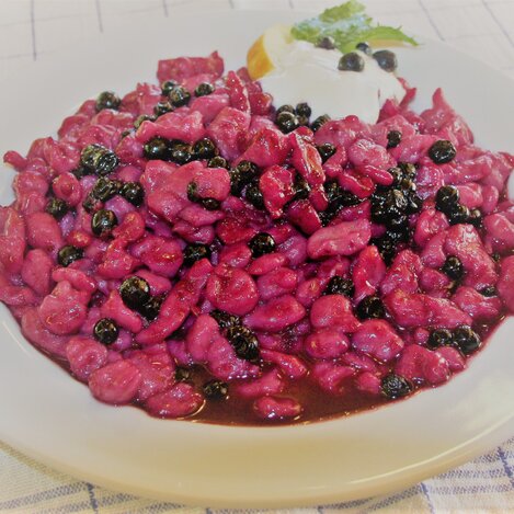 Schwarzbeernockerl | © Österreichisches Freilichtmuseum / UMJ | © Österreichisches Freilichtmuseum / UMJ