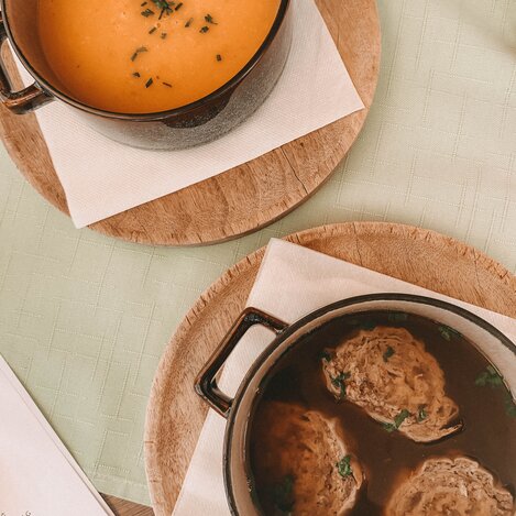 Kürbiscremesuppe & Fleischstrudelsuppe | © Steiermark Tourismus | Renner/Valda | © Steiermark Tourismus