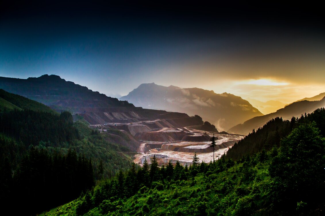 Erzberg bei Licht und Regen | © VA Erzberg | August Zöbl | © VA Erzberg