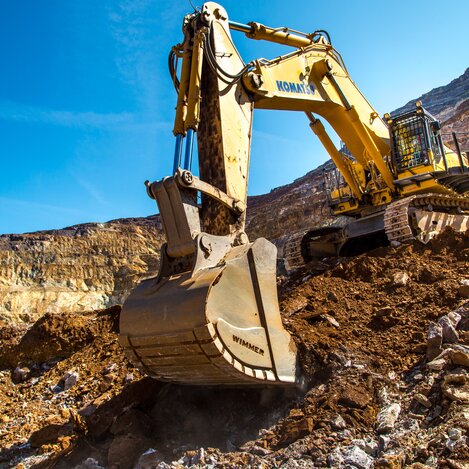 Komatsu Baggerstraße | © VA Erzberg | August Zöbl | © VA Erzberg